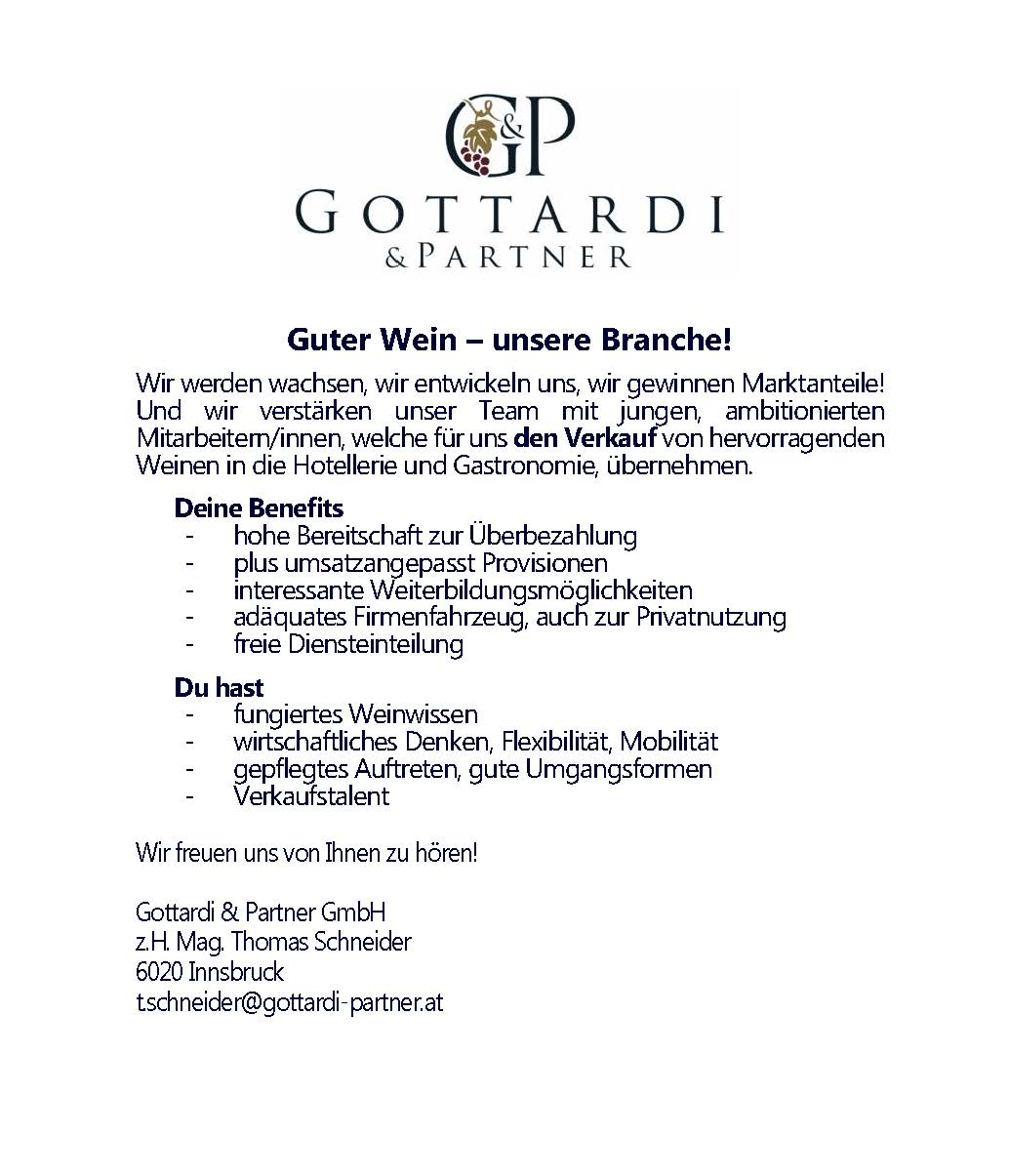 Gottardipartner Aussendienst 2022